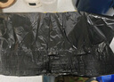 畢亞茲物業(yè)平口垃圾袋黑色80*100cm50只單面1.2絲大號加厚塑料袋 曬單實(shí)拍圖