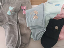 莫代爾10雙襪子女100%純棉吸汗透氣防臭女士中筒襪春秋季純棉襪可愛少女 【小熊字母款+圓點小貓款】 10雙 均碼 【34-39碼】100%純棉女襪 曬單實拍圖