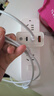 華為（HUAWEI）6A數據線(xiàn)充電線(xiàn) USBType-C轉USBType-C/線(xiàn)長(cháng)1.8m/高品質(zhì)線(xiàn)芯原裝 白色CC800 曬單實(shí)拍圖