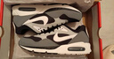 耐克男子復(fù)古氣墊鞋冬季運(yùn)動(dòng)鞋NIKE AIR MAX CORRELATE 511416 011黑/白色/冷灰/狼灰 41 曬單實(shí)拍圖