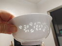 景德鎮（jdz）陶瓷家用中式吃飯碗套裝青花玲瓏白瓷餐具可微波爐烤箱喬遷送禮品 【升級高端禮盒】玉牡丹飯碗*6 曬單實(shí)拍圖