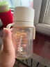 小土豆（potato）PPSU吸管奶瓶一歲以上大寶寶帶手柄重力球吸嘴330ml 奶油白 曬單實(shí)拍圖
