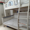 子薇 櫻桃木全實(shí)木上下床兒童床男孩女孩高低子母床上下鋪成人床 爬梯款+書(shū)架 送6D乳膠床墊 上鋪寬120cm*下鋪寬150cm 曬單實(shí)拍圖