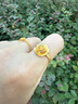 周生生永系列 足金幸?；ㄕZ(yǔ)開(kāi)口戒結婚玫瑰花戒指72931R計價(jià) 3.99克(含工費160元) 曬單實(shí)拍圖