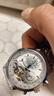 羅西尼手表男士全自動(dòng)機械表防水夜光新款多功能陀飛輪鏤空商務(wù)專(zhuān)用男表 原裝機芯-鋼帶銀灰 42mm 曬單實(shí)拍圖