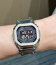 卡西歐（CASIO）手表男G-SHOCK小方銀金塊光能藍牙電波防水多功能電子日韓表禮物 新款藍色金屬GMW-B5000D-2 曬單實(shí)拍圖