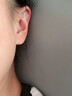 初逅 無(wú)鉛玻璃透明耳釘1.2mm唇釘隱形耳棒養耳洞學(xué)生耳骨釘粗桿純透明 【1對】玻璃耳釘（送懸浮盒） 曬單實(shí)拍圖