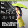 蕉下（beneunder）防紫外線(xiàn)遮陽(yáng)傘五折黑膠膠囊晴雨傘防曬傘BM525奶鹽灰 曬單實(shí)拍圖