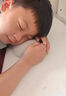 DEATKN德國小學(xué)生午睡小枕頭兒童教室桌上睡覺(jué)午休便攜小號趴睡枕趴趴枕 冰絲親膚涼感-記憶柔軟棉-淺綠色 枕套 午睡神器拒絕手麻小巧收納 曬單實(shí)拍圖