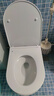 九牧（JOMOO）11383-2-1/41KA-1家用虹吸抗菌雙漩坐便器大沖力馬桶400坑距 曬單實(shí)拍圖