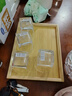 樂(lè )美雅玻璃杯加厚耐熱家用威士忌杯啤酒杯透明喝水杯泡茶杯牛奶杯套裝 6只裝/四方矮款200ml(帶托盤(pán)) 曬單實(shí)拍圖