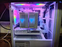 愛(ài)國者JV13 MATX側透亞克力240水冷臺式主機臺式機電腦機箱 白色+RGB炫彩風(fēng)扇*3 曬單實(shí)拍圖