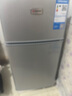 志高（CHIGO）小冰箱迷你小型家用冷藏冷凍兩用宿舍出租房用雙門(mén)辦公室電冰箱節能省電 【一級能效】58L銀色【三天約一度電】 曬單實(shí)拍圖