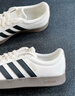 adidas T頭鞋 VL COURT復古板鞋德訓鞋男女阿迪達斯輕運動(dòng) 漢玉白/黑色/樹(shù)脂黃   41 曬單實(shí)拍圖