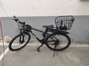 賽領(lǐng)自行車(chē)后車(chē)筐山地車(chē)籃兒童折疊車(chē)后置籃單車(chē)電動(dòng)車(chē)后籃加大書(shū)包架 鋁合金貨架+后車(chē)筐網(wǎng)兜 曬單實(shí)拍圖