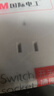 國際電工86型暗裝開(kāi)關(guān)插座面板灰色家用墻壁二三插5孔USB網(wǎng)絡(luò )空調電源插座 錯位五孔 曬單實(shí)拍圖