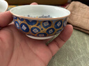 baldauren茶具三才蓋碗茶杯神獸志系列青花粉彩措金銀通寶貔貅王蓋碗 青花粉彩金銀錯貔貅王蓋碗 曬單實(shí)拍圖