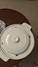 美的（Midea）電燉鍋1-2人電燉盅隔水燉鍋家用燕窩燉盅陶瓷燉湯盅電燉鍋嬰兒輔食小燉鍋煲湯電燉鍋電砂鍋煲湯鍋 1L 【1L=3碗 升級帶蒸籠】DZE1068 曬單實(shí)拍圖
