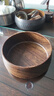 凡越黑檀木茶洗高端木質(zhì)家用特大號水盂大容量廢水茶渣缸洗茶杯盆收納 黑檀茶洗（整塊木） 曬單實(shí)拍圖