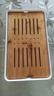 川島屋日式竹茶盤(pán)家用托盤(pán)瀝水小型簡(jiǎn)約客廳功夫茶具茶臺茶托茶海 中號長(cháng)方茶盤(pán)32*19*4cm 曬單實(shí)拍圖