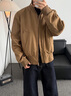 杜小閑拼接格子連帽開衫衛(wèi)衣男款春秋季假兩件美式潮牌重磅硬挺拉鏈外套 白花灰 XL [推薦120-140斤] 曬單實(shí)拍圖