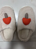 2025棉拖鞋女冬款蘑菇室內家居家用保暖毛絨拖鞋厚底棉鞋棉拖鞋女 蘑菇頭棉拖-卡其 38-39 適合37-38 曬單實(shí)拍圖