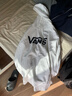 VANS萬(wàn)斯范斯官方 男女情侶連帽衛衣春季經(jīng)典LOGO 白色 L  曬單實(shí)拍圖