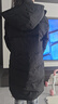 笛莎（DEESHA）童裝女童舒適保暖羽絨服2025冬季新款小女孩時尚中長款連帽羽絨服 黑色 160 曬單實拍圖
