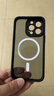 弘卓 適用蘋(píng)果13Pro手機殼iPhone13Pro保護套金屬鏡頭全包透明膚感磁吸硅膠軟邊保護殼 透黑 曬單實(shí)拍圖