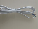 廣昌興（G.C.X）國標電源線(xiàn)兩芯裸尾帶兩項插頭兩孔220V10a電器自接線(xiàn)電氣設備內配線(xiàn)2芯0.75平方銅 白色 2米 曬單實(shí)拍圖