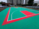 利德（LIDE）戶(hù)外懸浮地板籃球場(chǎng)地墊室外運動(dòng)地板幼兒園地墊高彈軟塑J5升級款 曬單實(shí)拍圖