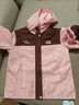 迪士尼（DISNEY）童裝兒童女童三合一外套防水透濕耐磨保暖上衣春秋DB431IE02粉150 曬單實(shí)拍圖