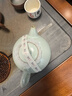 雅瓷汝窯功夫茶壺家用陶瓷過(guò)濾普洱泡茶單壺大容量可養開(kāi)片禮盒裝珠壺 汝窯珠壺 325ml 曬單實(shí)拍圖
