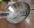 愛(ài)仕達(dá)（ASD）炒鍋炒菜鍋304不銹鋼無(wú)涂層家用炒鍋32cm燃?xì)怆姶艩t通用TV1332 曬單實(shí)拍圖