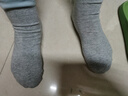 七色紡男士大碼棉襪子男肥佬抗菌44-52特大號加大碼加寬加肥中筒休閑襪 曬單實(shí)拍圖