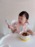貝兒欣輔食勺扭扭嬰兒勺子寶寶學(xué)吃飯兒童自主進(jìn)食訓練勺硅膠短柄彎彎勺 扭扭湯勺2個(gè)裝 曬單實(shí)拍圖