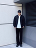 太平鳥(niǎo)男裝夾克25秋季新款寬松闊版教練夾克立領(lǐng)哈林頓質(zhì)感外套潮 藏青藍(lán) 第一批 XL 曬單實(shí)拍圖