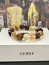 月老祠堂 DESTINY TEMPLE黃水晶虎眼石茶晶多寶手串山河氣象 10mm【15.5cm】 曬單實(shí)拍圖