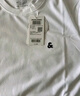 杰克·瓊斯（JACK&JONES）25年男裝T恤男夏季T恤舒適男士短袖涼感多色上衣純色水洗不易走形 本白色A06 L 180 曬單實拍圖