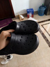 斯凱奇（Skechers）洞洞鞋女款夏季透氣防滑拖鞋涼鞋沙灘休閑鞋111514 全黑色/BBK 39 曬單實(shí)拍圖