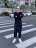 EMPORIO ARMANI/阿瑪尼官方旗艦新款男士輕戶(hù)外厚底小白鞋休閑運動(dòng)板鞋秋季 U0011-米白色 43 曬單實(shí)拍圖