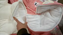 G.DUCKKIDS女寶冬季套裝0-1歲男童嬰兒棉衣秋冬保暖加厚棉襖棉服背帶褲三件 米奇【粉色加厚三件套】可開(kāi)檔 90 大號建議寶寶9-12個(gè)月 曬單實(shí)拍圖