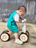 京厽平衡車(chē)兒童1一3-2歲寶寶四輪滑行嬰幼兒滑滑步溜溜新款入門(mén)扭扭車(chē) 青咖色無(wú)音樂(lè )燈光 曬單實(shí)拍圖