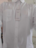 羅蒙（ROMON）純色商務(wù)職業(yè)正裝男士白襯衫工裝外套長(cháng)袖襯衣男CS108白色XL 曬單實(shí)拍圖
