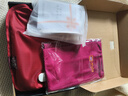 米尼（miny）加大款暖腰熱敷電熱水袋暖手寶充電暖水袋暖寶寶暖肚子暖床紫紅色 曬單實(shí)拍圖