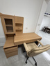 全友家居 原木風(fēng)電腦桌書(shū)桌書(shū)柜書(shū)架一體組合臥室書(shū)房辦公學(xué)習化妝桌 曬單實(shí)拍圖