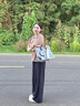 clolv kiss大容量托特包包女士2025新款腋下包單肩大包百搭上班通勤生日禮物 【專(zhuān)柜高品質(zhì)】藍色-可放15.6寸電腦 曬單實(shí)拍圖