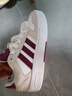 adidas「小鋸齒」D-PAD CLASSIC美高風(fēng)籃球風(fēng)板鞋男女阿迪達斯 白色/淺灰/深紅色   40 曬單實(shí)拍圖