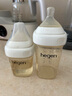 HEGEN海格恩新生兒奶瓶0-6個(gè)月+防脹氣嬰兒用品PPSU奶瓶套裝禮盒裝禮物 白色0-6個(gè)月+(150+ 240+儲(chǔ)存蓋*2) 曬單實(shí)拍圖