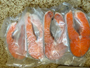 賣(mài)魚(yú)七郎挪威輪切三文魚(yú)扒魚(yú)排1.8斤4-5片中段大西洋鮭魚(yú)類(lèi) 曬單實(shí)拍圖